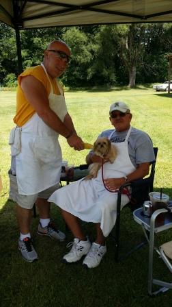 Cooks at picnic
